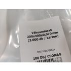 Vákuumtasak PA/PE 200x300mm/70my 100db-os