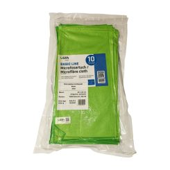 Mikroszálas törlőkendő Basic zöld 40x40cm 210g/m2 10db