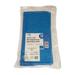 Mikroszálas törlőkendő Basic kék 40x40cm 210g/m2 10db