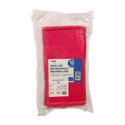 Mikroszálas törlőkendő Profi piros 40x40cm 300g/m2 10db