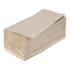 Kéztörlő papír R=100% natúr V hajtogatott 25x23cm 1rtg 20x250db