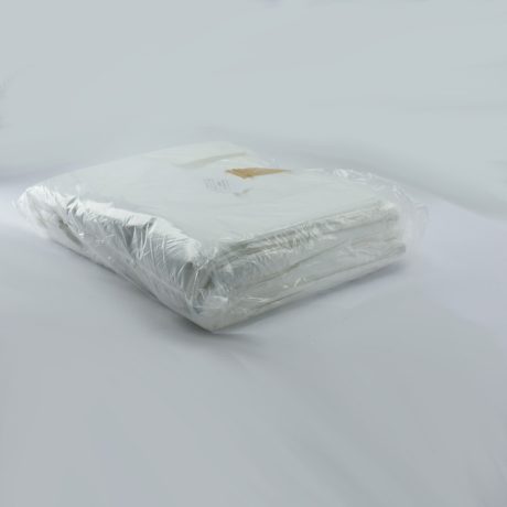 Bevásárló tasak 40+20x60cm/14,5my HDPE ingvállas fehér, 500 db/gyűjtő