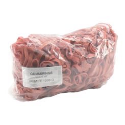 Gumigyűrű 50/8 mm piros cca. 330 db/kg