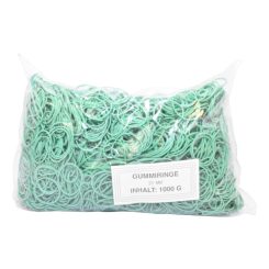 Gumigyűrű 20/1 mm zöld cca. 5800 db/kg