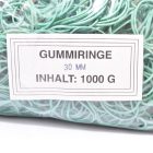 Gumigyűrű 20/1 mm zöld cca. 5800 db/kg