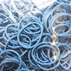 Gumigyűrű 20/1 mm kék cca. 5800 db/kg