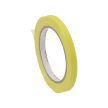 adhesive tape 9mm/66m PVC yellow