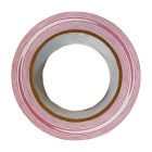 Rag.szalag 50mm/33m padlójelölő piros/fehér