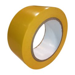 Rag.szalag 50mm/33m padlójelölő sárga