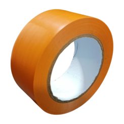 Rag.szalag 50mm/33m padlójelölő narancs
