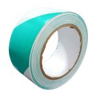 Rag.szalag 50mm/33m padlójelölő zöld/fehér