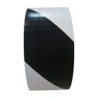 Rag.szalag 50mm/33m padlójelölő fekete/fehér