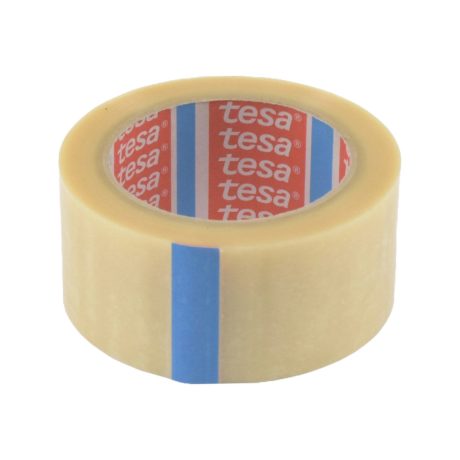 Rag.szalag TESA 4124 50mm/66m áttetsző PVC/NK/65my csendes letekerésű, csomagolásra