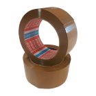 Rag.szalag TESA 4124 50mm/66m barna PVC/NK/65my csendes letekerésű, csomagolásra
