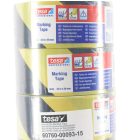 Ragasztószalag TESA 60760 50mm/33m fekete-sárga PVC/NK/150my padlójelölő