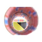 Ragasztószalag TESA 60760 50mm/33m fekete-sárga PVC/NK/150my padlójelölő