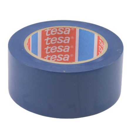 Rag.szalag TESA 60760 50mm/33m kék PVC/NK/150my padlójelölő