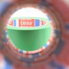 Ragasztószalag TESA 60760 50mm/33m zöld PVC/NK/150my padlójelölő