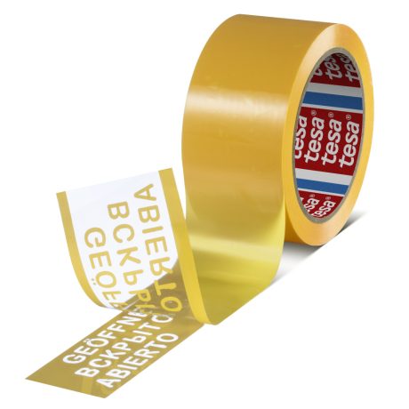 Ragasztószalag TESA 64007 50mm/50m sárga biztonsági szalag