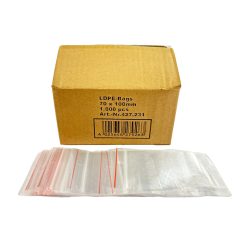 Simítózáras tasak 70x100 mm