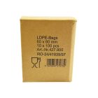 Simítózáras tasak ÍRHATÓ 60x80 mm