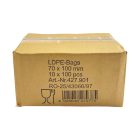 Simítózáras tasak ÍRHATÓ 70x100 mm