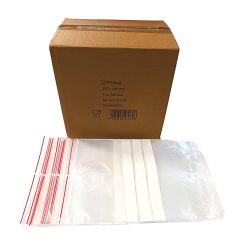 Simítózáras tasak ÍRHATÓ 250x350 mm