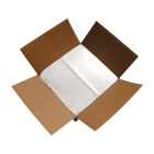 Zsák HDPE 1100x650mm/10my redőzött áttetsző ládabélelő