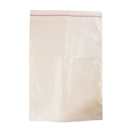 Tasak LDPE 300x400+40mm/50my, ragasztócsíkos lyukasztva