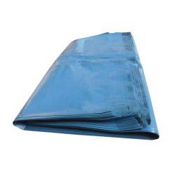   Zsák LDPE/reg 1200x1350mm/70my kék redőzött, 25db/köteg, 50db/#