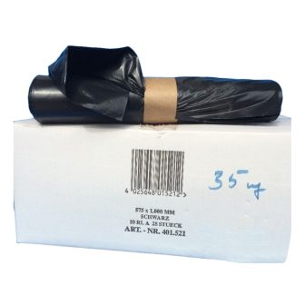 sack 575x1000mm/35my LDPE black