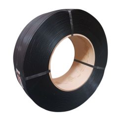   Pántszalag PP 16x0,7mmx1400m szürke/fekete (kg) cséve:250/160mm, szak.sz:71kg