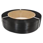 Pántszalag PP 16x0,8mmx1500m fekete, cséve:406/150mm, szak.sz:200kg, erősített