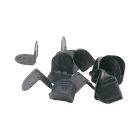 Műanyag sarokélvédő, tüske nélkül, 40x40mm, 2000 db/doboz