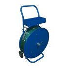 Pántszalag tartó kocsi PET és PP szalaghoz, kék