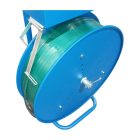 Pántszalag tartó kocsi PET és PP szalaghoz, kék