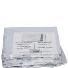 Futártasak PE 175x250+50mm fehér/fekete