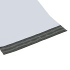 Futártasak PE 250x350+50mm szürke/fekete