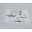 Futártasak PE 450x525+50mm szürke/fekete