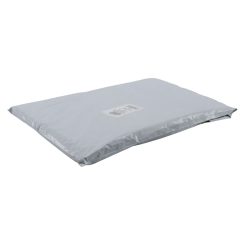 Futártasak PE 450x600+50mm szürke/fekete