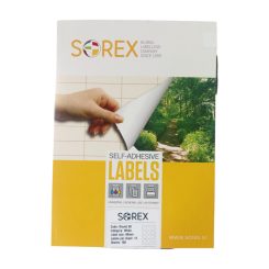 Etikett címke 1/12, körcímke 60mm, 12 db címke/A4