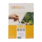 Etikett cimke 1/06, 99,1x93,1mm kerekített, 6 db címke/A4