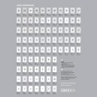 Etikett cimke 1/06, 105x99,1mm, 6 db címke/A4