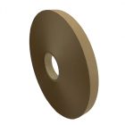 Kötegelő/övező szalag papír 25mm/600m, PE bevonat, barna 76mm cséve, ATLAS