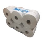 Toalettpapír mini jumbo, kétrétegű, fehér, 500 lap/tek.12 tek/# (kompatibilis Aquarius adagolóval)